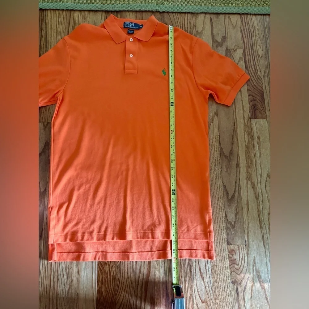 Polo Ralph Lauren Orange Medium Shirt Classic Style